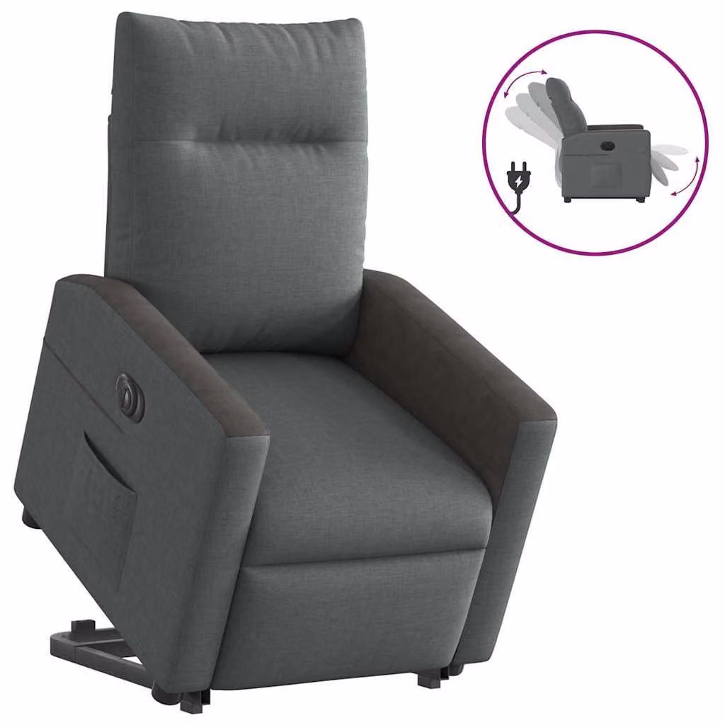 sedia da ufficio regolabile elettricamente - sedia elevatrice - sedia ergonomica - sedia per anziani - funzione di sollevamento elettrico