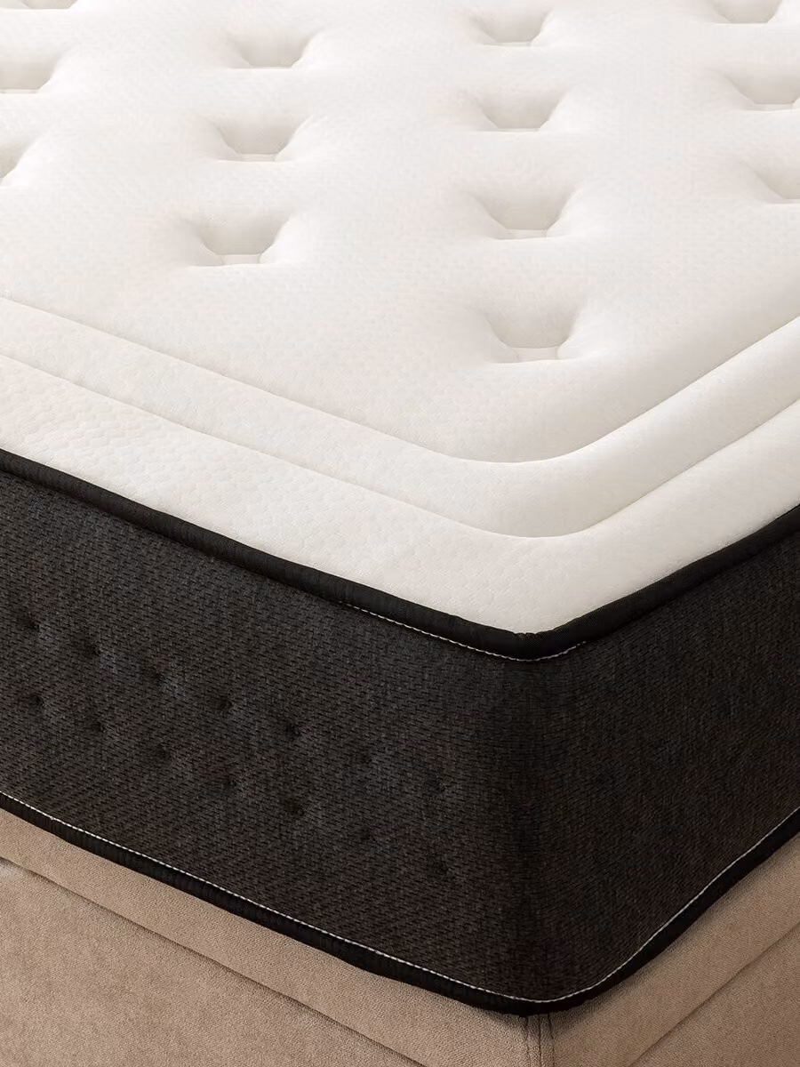 Materasso Eco-Box Kenay Home con molle pocket, colore bianco, L: 160 cm x P: 200 cm – 2