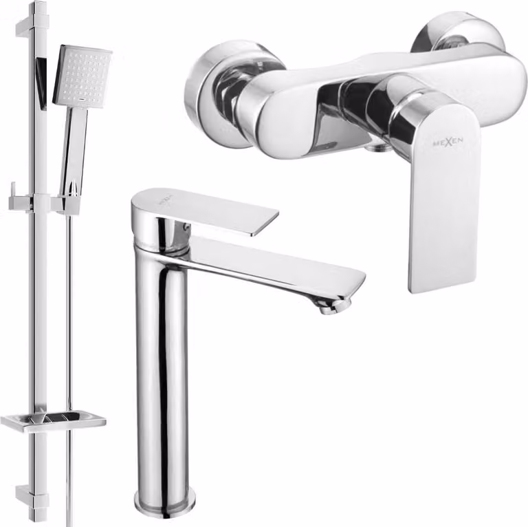 Mexen Royo DQ45 set doccia, cromo - 72214DQ45-00