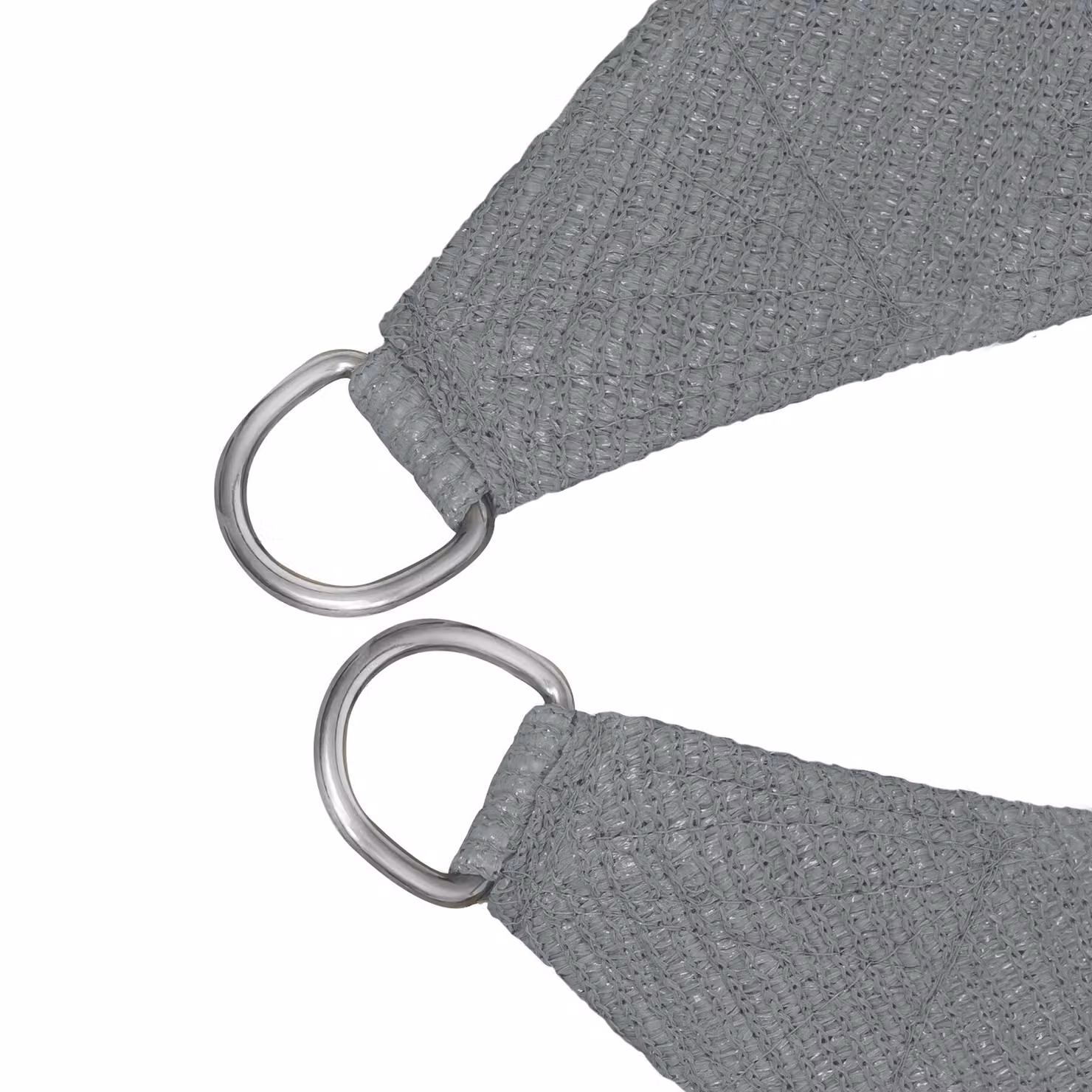 Tenda parasole Sunny tectake in materiale HDPE resistente alle intemperie con protezione UV, grigio, L: 600 cm, P: 400 cm, H: 400 cm – 2