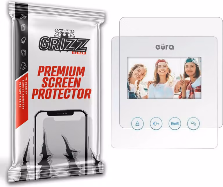 Pellicola opaca GrizzGlass PaperScreen per il videocitofono EURA Atira VDP-52A3