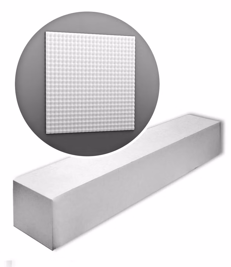Orac Decor W117-box MODERN SLOPE1 cartone con 5 pannelli Pannello 3d a parete stile moderno colore bianco | 5 m2