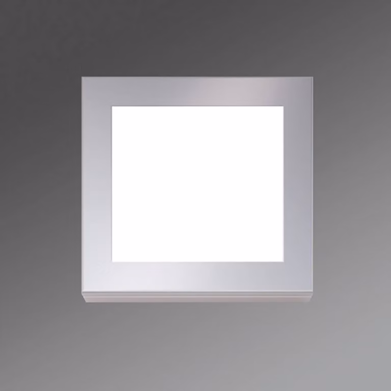 Regiolux Applique da parete a LED Visula, Alluminio / Grigio / Zincato, Corridoio, Alluminio, Applique a LED