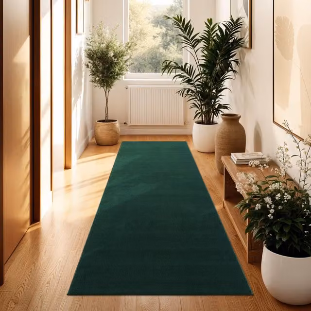 Tappeto Calia Italia verde moderno L: 80 cm, P: 300 cm – 1