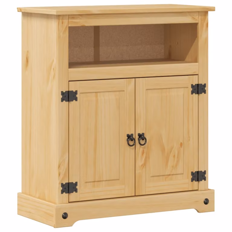 Mobile da Bagno 70x33x80 cm in Legno Massello di Pino