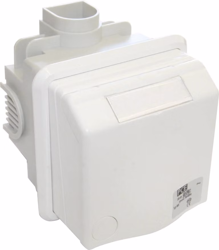 Presa da incasso Elso CEE Design, 32 A, 5 poli, IP44, RAL9016, bianco traffico, 1 pz.