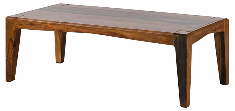 MASSIVMOEBEL24 | ANCONA #203 Tavolino da salotto in legno di sheesham - laccato / marrone scuro 120x60