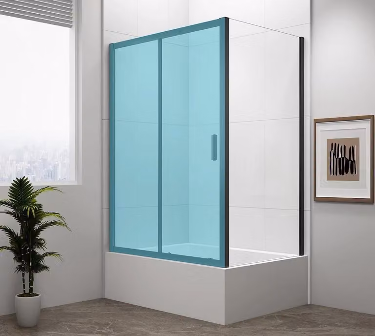 Polysan DEEP BLACK, pannello laterale, 750x1650 mm, vetro trasparente