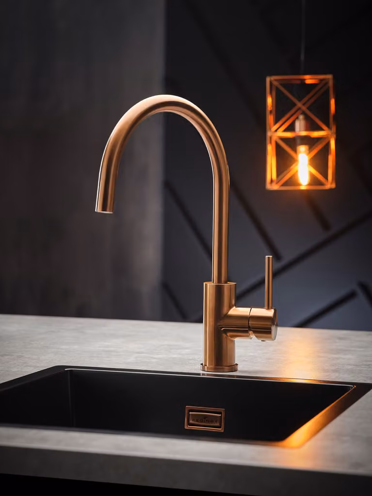Rubinetto Reginox in acciaio inox, Cano Copper 22,3x36,5 cm R30493