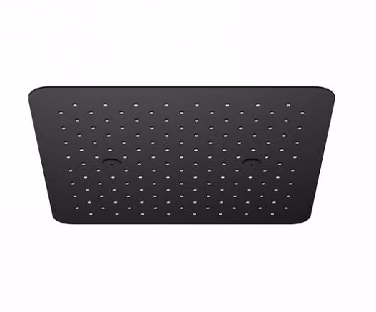 Steinberg 390 - Soffione doccia, 400x400 mm, nero opaco 390 4402 S