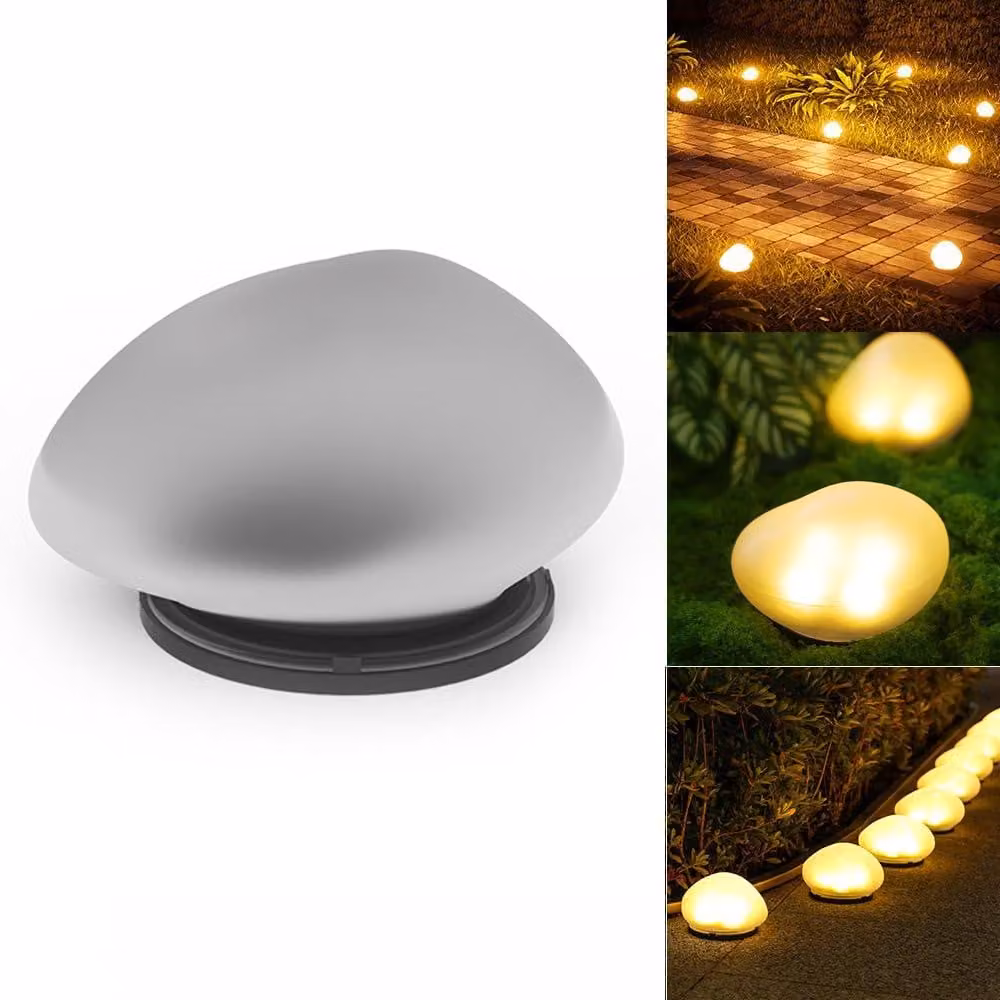 Lampada solare a forma di oca, luce bianco caldo, 800 lumen, dimensioni 14,5x12,5x8,5 cm