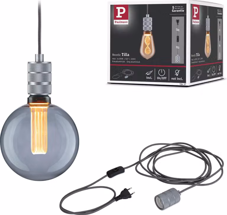 Paulmann Neordic lampada a sospensione Tilla