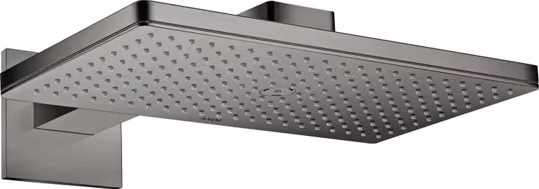 hansgrohe AXOR ShowerSolutions pomme de douche 460/300 1 jet, bras de douche, rosette carrée, 35278330, 35278330