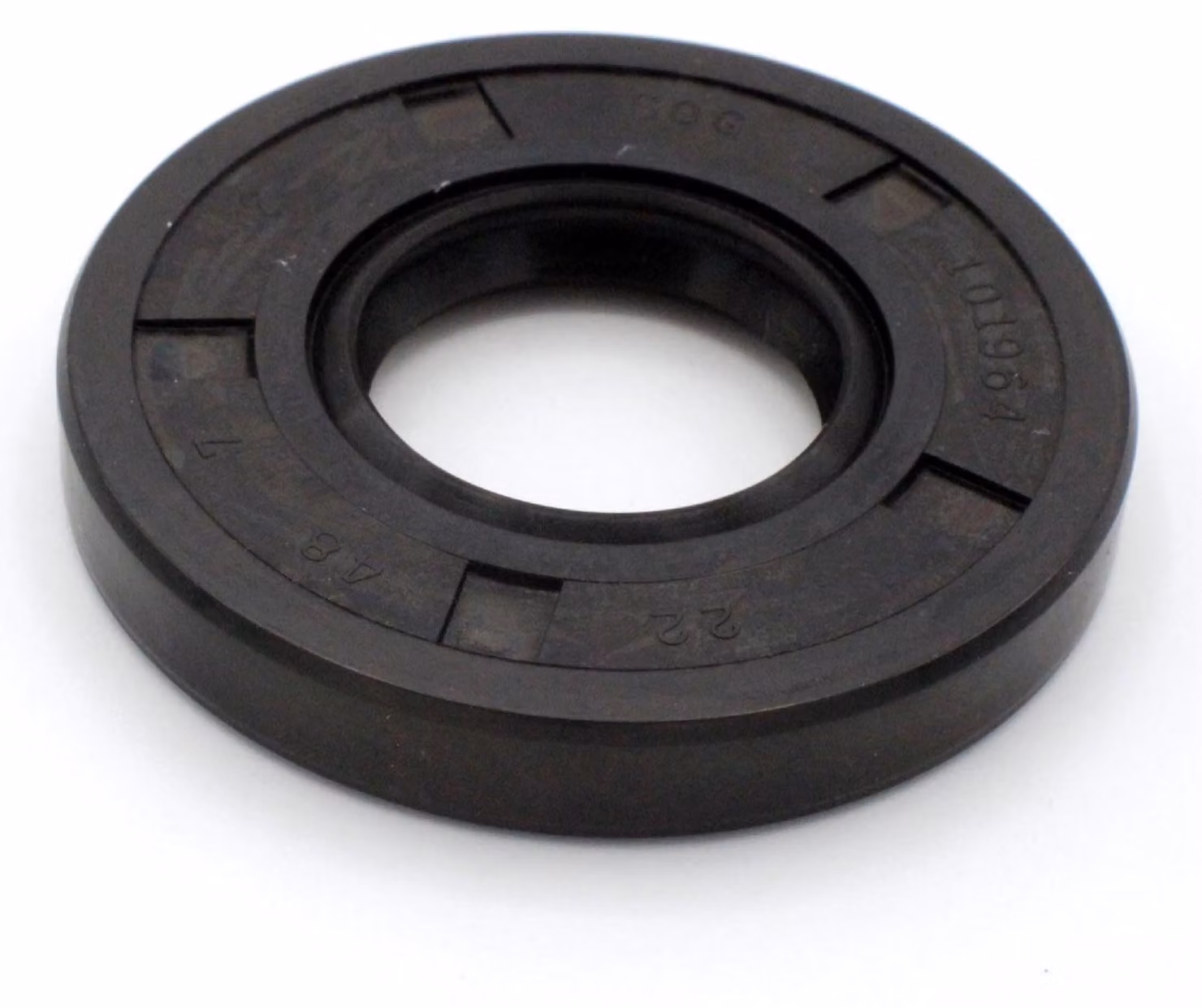 Guarnizione radiale per albero, dimensioni 22x48x7 mm, materiale NBR 70, conforme alla norma DIN 3760