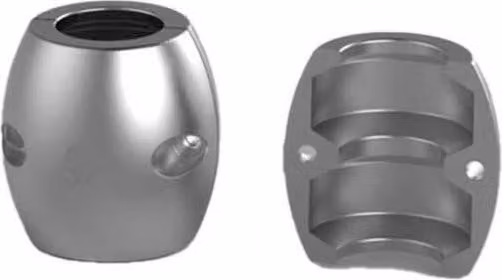 Plastimo Anodo a onda di zinco 50 Mm Argento Argento Taglia unica