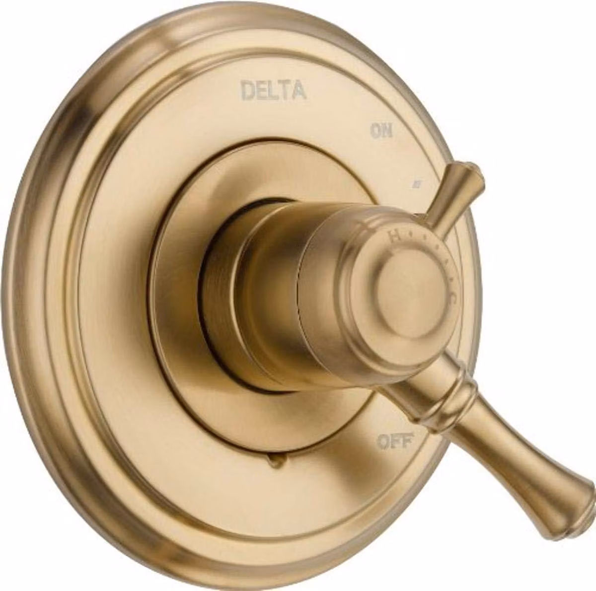Miscelatore monocomando per vasca, finitura bronzo champagne, dimensioni 3,5 x 7 x 3,5 pollici