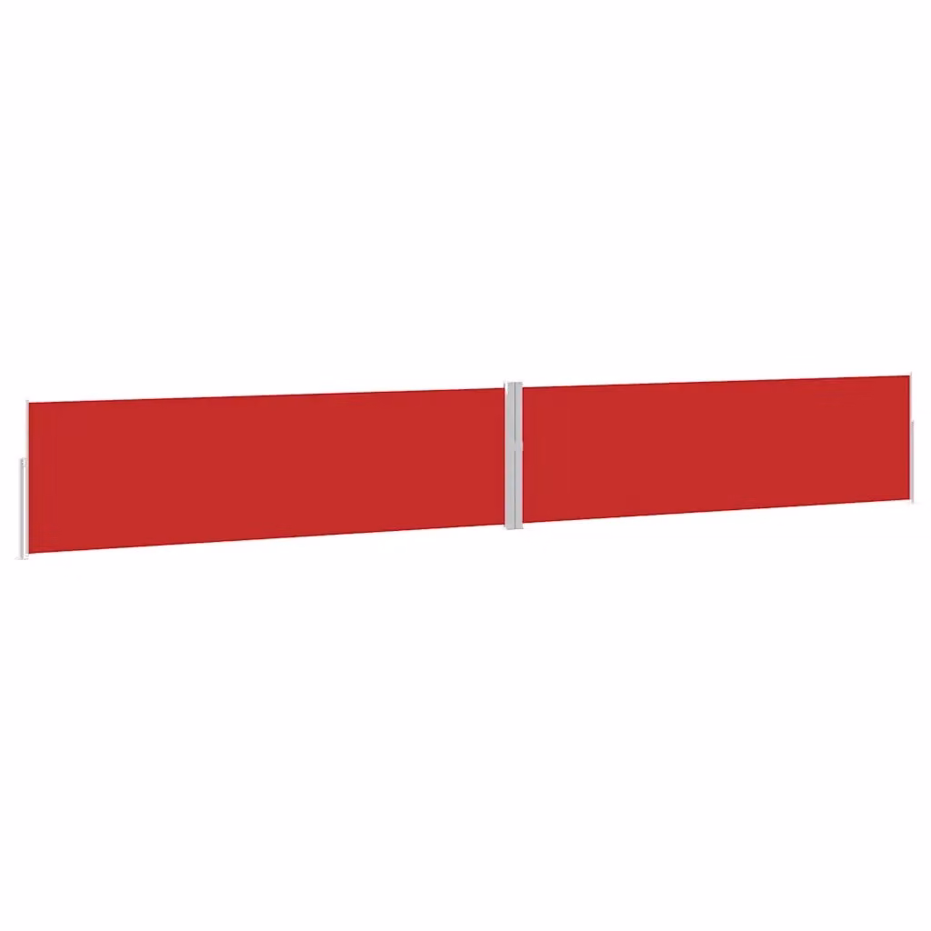 Tenda Laterale Retrattile DESIGN IN per Patio e Balcone in Poliestere e Acciaio, L: 1200 cm, H: 170 cm, Colore Rosso e Grigio – 2