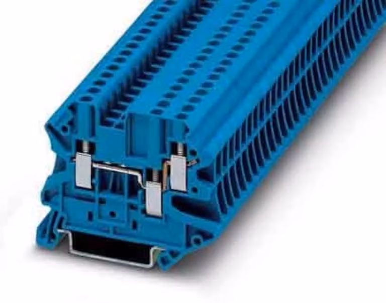 Morsettiera passante - Morsettiera di potenza 5,2mm 24A UT 2,5-TWIN BU