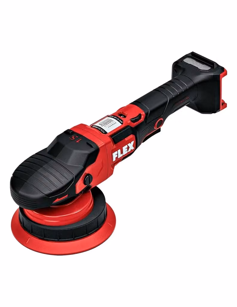 Lucidatrice eccentrica FLEX XFE 15 150 18-EC Set rossa con 2 batterie da 5,0 Ah e caricabatterie CA 12/18V – 2