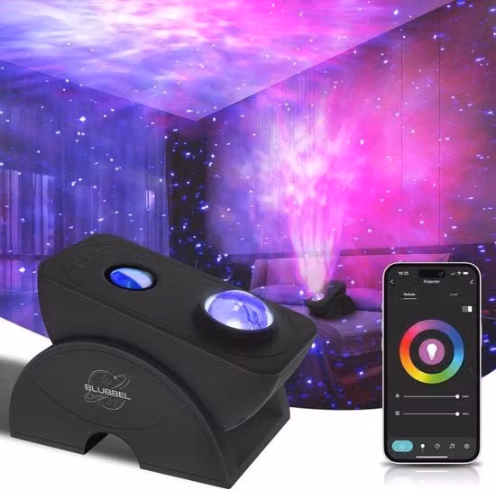 Proiettore LED di Stelle con App e Controllo vocale - Lampada da Terra per Bambini e Adulti