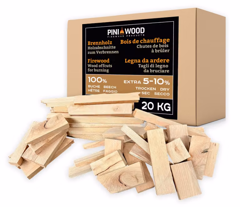 Legna da ardere, 100% faggio, essiccata a camera, per braciere, camino, forno, barbecue, 20 kg