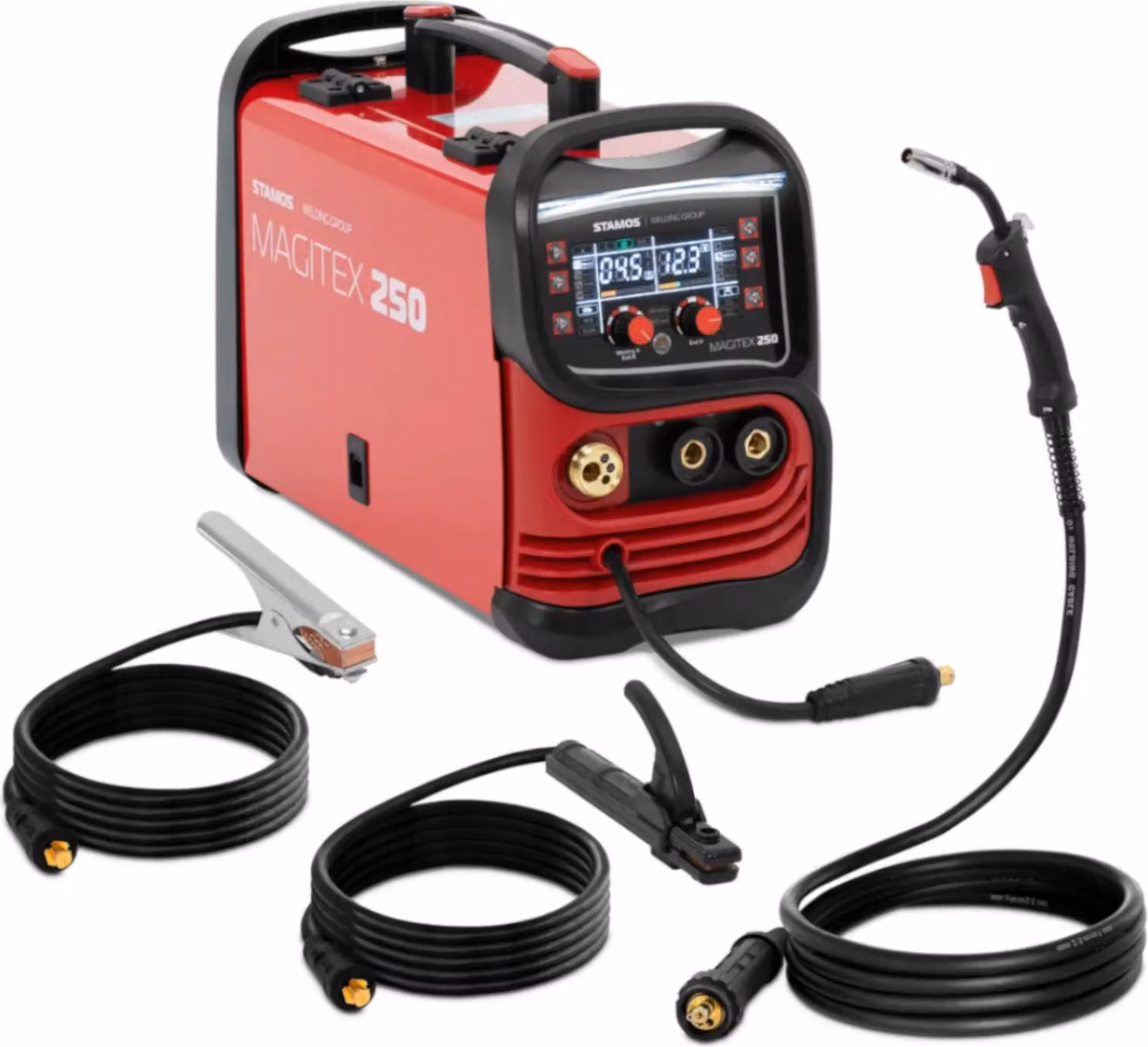Expondo Stamos Germany Saldatrice MIG/MAG - 180 A - 60% di ciclo di lavoro - TIG Liftarc - Saldatura a elettrodo - Flux