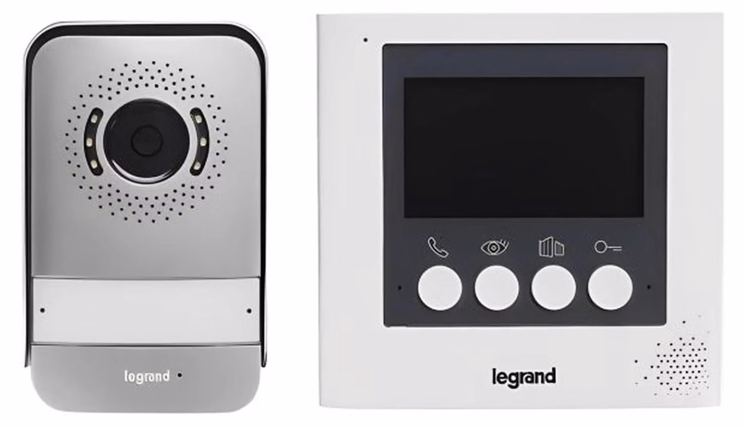 Citofono con videocamera da 4,3", a 2 fili, Legrand 369110
