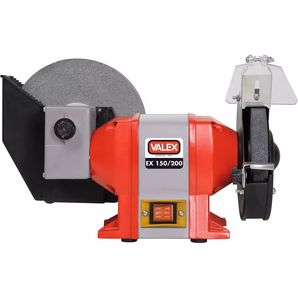 Mola da banco combinata Valex smerigliatrice e lucidatrice da 250W colore rosso – 2