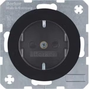 Presa Schuko nero/gl - Presa 47232045