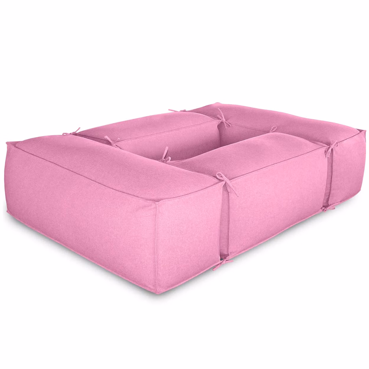 Salottino da esterno 2+2 moduli Rosa