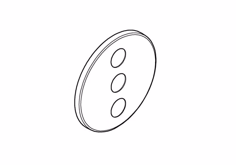 Rosetta SmartControl rund, per SmartControl chrom rund