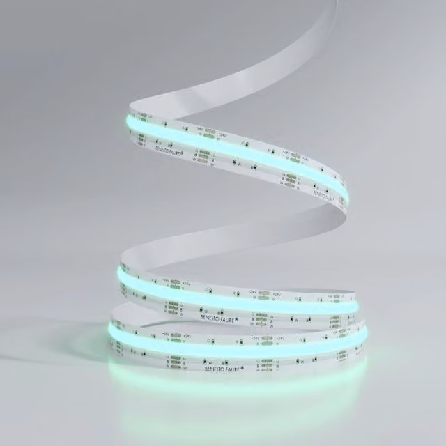 Striscia LED Beneito & Faure Serie FINE 66 RGBW 24W 2700K Multicolore 5 m IP20