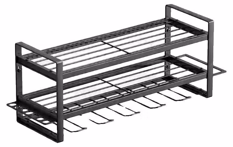 Organizzatore per utensili, con 4 scomparti, capacità per 12 punte, dimensioni M-67x20x25.5 cm