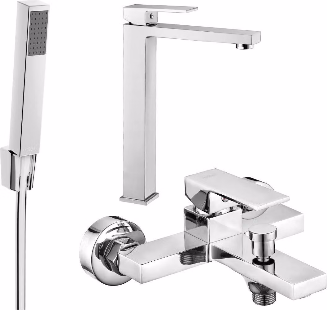 Mexen Uno R77 set da bagno, cromo - 71413R77-00