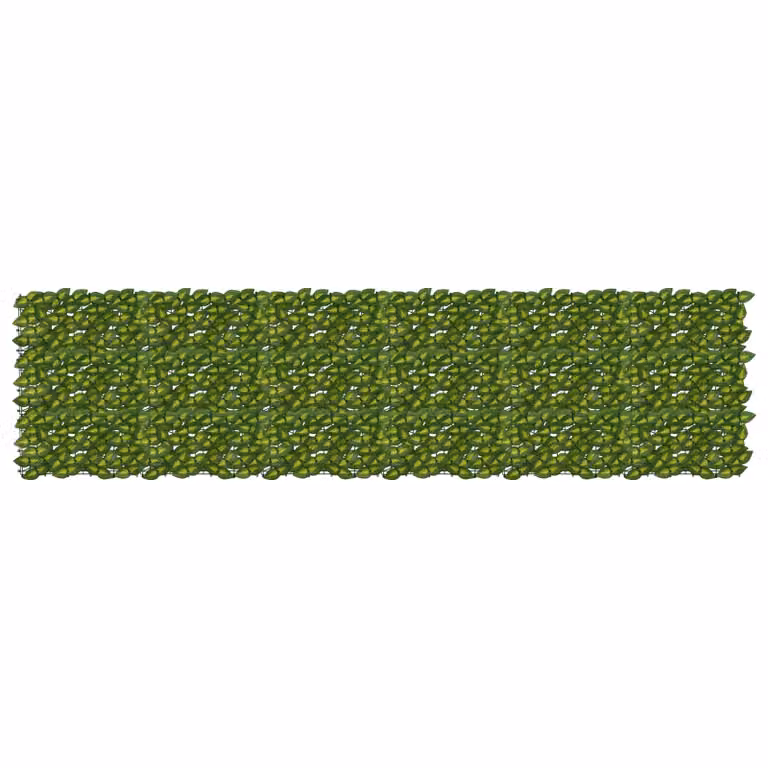 Schermo per balcone con siepe artificiale vidaXL, motivo foglie Verde e Giallo, L: 300 cm, H: 75 cm