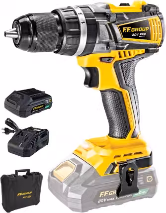 Martello perforatore a batteria Benman CHD/60-BL 20V Pro colore giallo