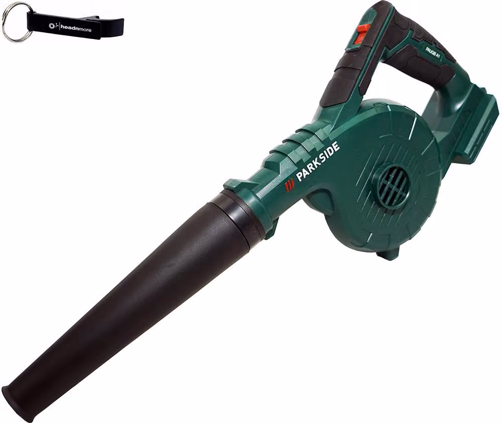 Soffiatore universale a batteria PARKSIDE® 20V PAUGB (senza batteria) + portachiavi HEADNMORE® nel pacchetto HEADNMORE®