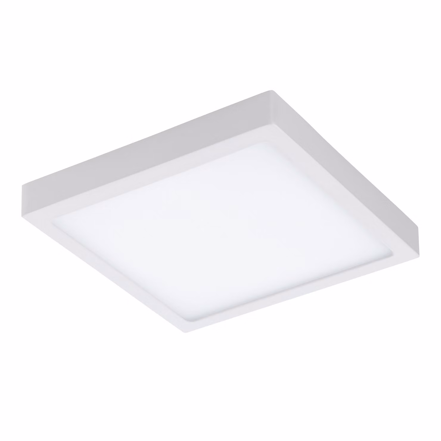 EGLO connect LED soffitto Fueva-C, lampada da soffitto intelligente per la casa, lampada da ufficio bianca, L: 30x30 cm, dimmerabile, tonalità di bianco e colori regolabili