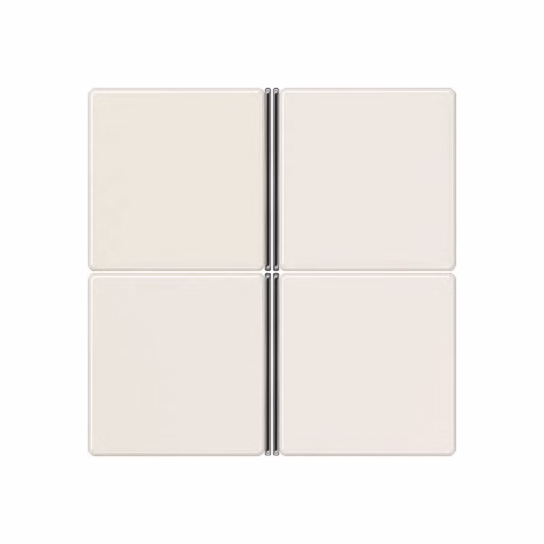 Set di tasti Jung A404TSA a 4 tasti, completamente bianco
