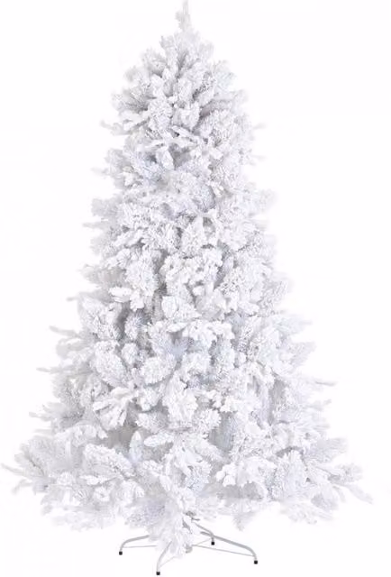 Albero di Natale Artificiale 180 cm 1383 Rami Bianco