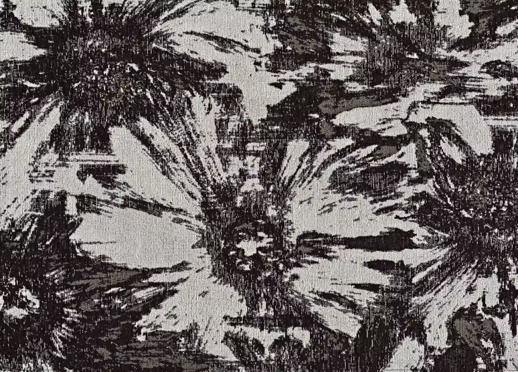 Tappeto Salotto Velour Antiscivolo Suardi con Disegno Fior di Loto Nero L: 200 cm, P: 280 cm – 2