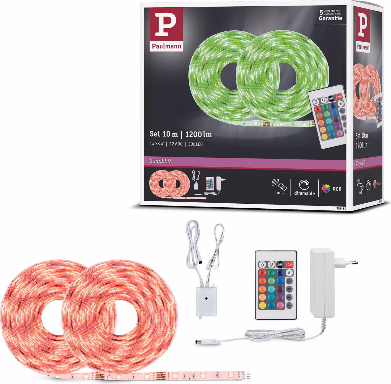 Paulmann SimpLED Striscia LED RGB Set completo