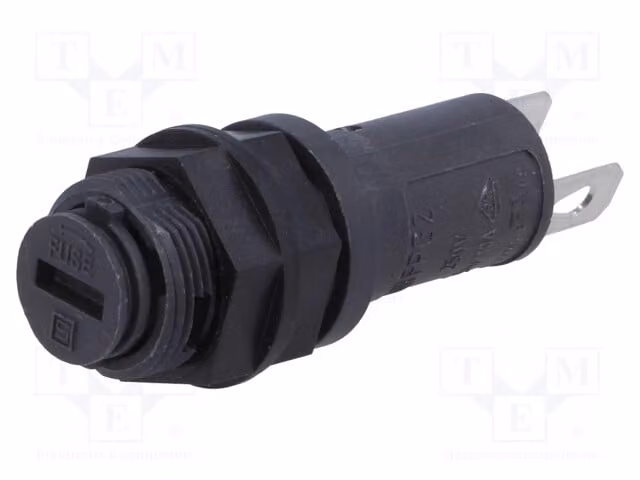 1 connettore, 5 fusibili cilindrici 5x20mm, 10A, per scatole di fusibili modello 3101.0020