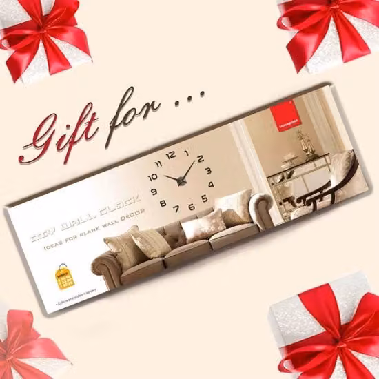 Orologio da parete analogico Vangold minimalista rotondo beige