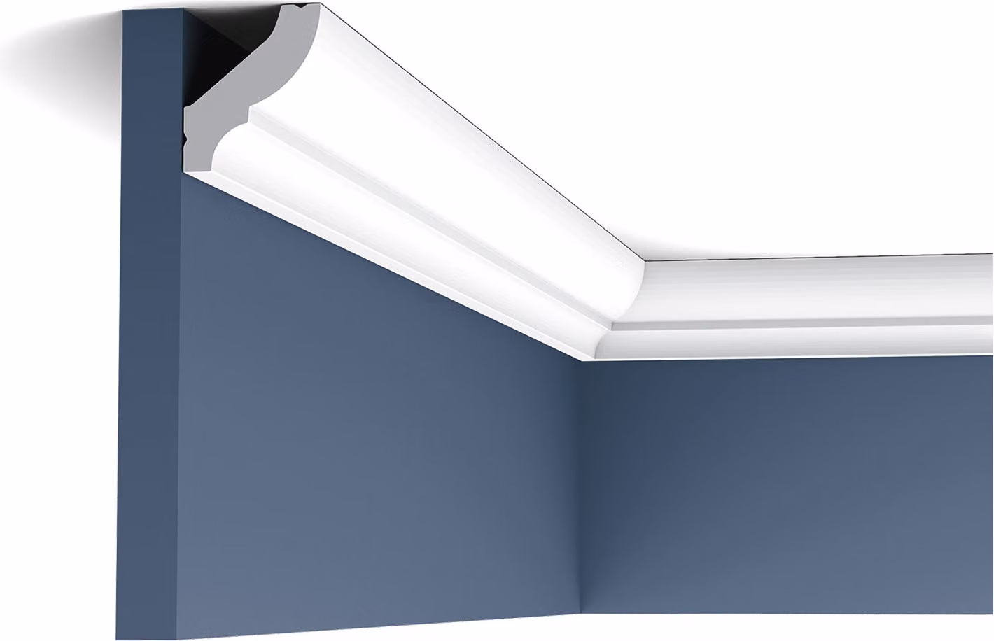Orac Decor CB501N BASIXX Profilo decorativo Modanatura decorativa Modanatura angolare per pareti/soffitti in stucco | 2 m