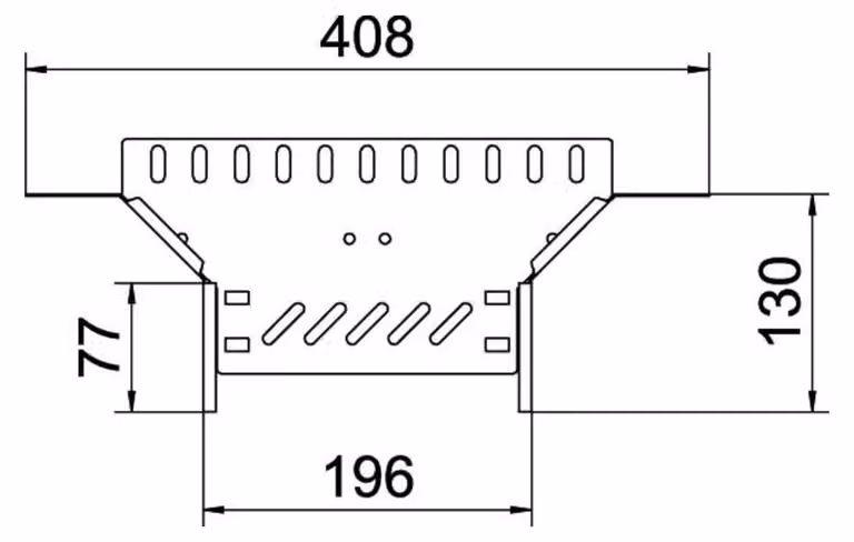 OBO RAA 620 FS pezzo aggiuntivo per vaschetta portacavi 60x200 (6042115)