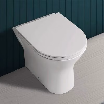 Water filomuro serie Feeling INBAGNO in ceramica bianco matt senza brida L: 55 cm, P: 40 cm, H: 36 cm