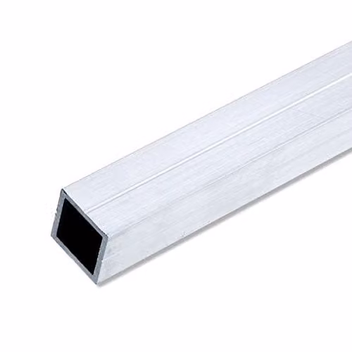 Alfer Tubo Quadrato Alluminio Naturale 19,5x1,5mm Lunghezza 1m