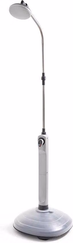 Doccia solare da esterno - Doccia solare da giardino - Doccia sostenibile - Riscaldamento solare - 210 cm - Grigio
