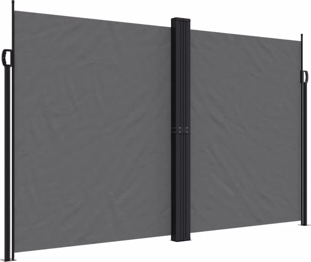 Tenda da Sole Laterale Retrattile Antracite 200x600 cm